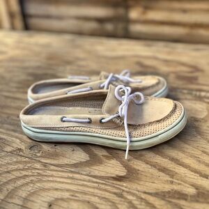 SPERRY | Tan Slip-On Boat Shoes 8